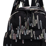 Maxbell Kids Backpack Chic Large Capacity Book Bag for Middle High School Boys Girls Black