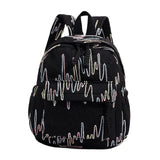 Maxbell Kids Backpack Chic Large Capacity Book Bag for Middle High School Boys Girls Black