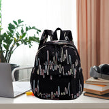 Maxbell Kids Backpack Chic Large Capacity Book Bag for Middle High School Boys Girls Black