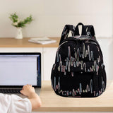 Maxbell Kids Backpack Chic Large Capacity Book Bag for Middle High School Boys Girls Black