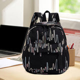 Maxbell Kids Backpack Chic Large Capacity Book Bag for Middle High School Boys Girls Black