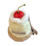 Maxbell Cute Hair Clip Cake Shape Headpiece Plush Dessert Clip for Women Girls Party Style A