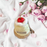 Maxbell Cute Hair Clip Cake Shape Headpiece Plush Dessert Clip for Women Girls Party Style A