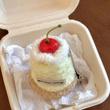 Maxbell Cute Hair Clip Cake Shape Headpiece Plush Dessert Clip for Women Girls Party Style A