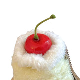 Maxbell Cute Hair Clip Cake Shape Headpiece Plush Dessert Clip for Women Girls Party Style A