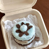 Maxbell Cute Hair Clip Cake Shape Headpiece Plush Dessert Clip for Women Girls Party Style B