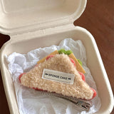 Maxbell Cute Hair Clip Cake Shape Headpiece Plush Dessert Clip for Women Girls Party Style C