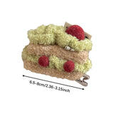 Maxbell Cute Hair Clip Cake Shape Headpiece Plush Dessert Clip for Women Girls Party Style D