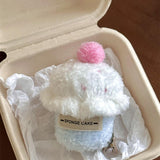 Maxbell Cute Hair Clip Cake Shape Headpiece Plush Dessert Clip for Women Girls Party Style E