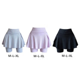 Maxbell Tennis Skirt with Pockets Gyjm Fitness Soft Beach Women's Pleated Skirt M Grey