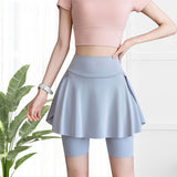 Maxbell Tennis Skirt with Pockets Gyjm Fitness Soft Beach Women's Pleated Skirt XL Grey