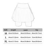 Maxbell Tennis Skirt with Pockets Gyjm Fitness Soft Beach Women's Pleated Skirt L Purple