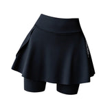 Maxbell Tennis Skirt with Pockets Gyjm Fitness Soft Beach Women's Pleated Skirt XL Black