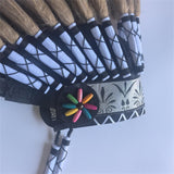 Maxbell Feather Headdress Headpiece Indian Headdress for Role Playing Dance Festival