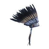 Maxbell Feather Headdress Headpiece Indian Headdress for Role Playing Dance Festival