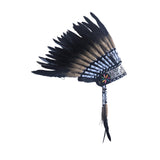 Maxbell Feather Headdress Headpiece Indian Headdress for Role Playing Dance Festival