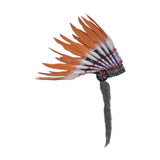 Maxbell Artificial Feather Headdress Adults Headband for Carnival Dance Role Playing