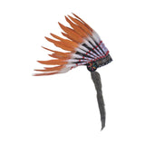 Maxbell Artificial Feather Headdress Adults Headband for Carnival Dance Role Playing
