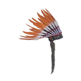 Maxbell Artificial Feather Headdress Adults Headband for Carnival Dance Role Playing