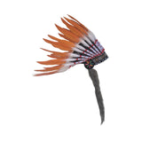 Maxbell Artificial Feather Headdress Adults Headband for Carnival Dance Role Playing