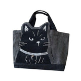 Maxbell Women Canvas Handbag Bento Tote Bag Grocery Bag for Camping Traveling Office