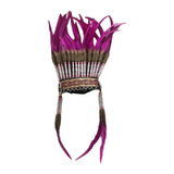 Maxbell Indian Headdress Decoration Feather Headdress for Carnival Fancy Dress Party
