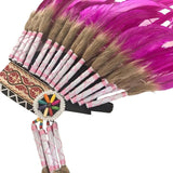 Maxbell Indian Headdress Decoration Feather Headdress for Carnival Fancy Dress Party
