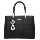Maxbell Women Shoulder Bag Satchel Pouch Female Crossbody Bag for Mom Shopping Party Black
