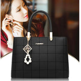 Maxbell Women Shoulder Bag Satchel Pouch Female Crossbody Bag for Mom Shopping Party Black