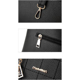 Maxbell Women Shoulder Bag Satchel Pouch Female Crossbody Bag for Mom Shopping Party Black