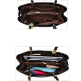 Maxbell Women Shoulder Bag Satchel Pouch Female Crossbody Bag for Mom Shopping Party Black