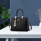 Maxbell Women Shoulder Bag Satchel Pouch Female Crossbody Bag for Mom Shopping Party Black