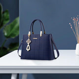 Maxbell Women Shoulder Bag Satchel Pouch Female Crossbody Bag for Mom Shopping Party Blue
