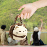 Maxbell Cat Plush Purse Funny Decorative Cartoon Handbag for Traveling Festival Work 20cmx13cmx19cm