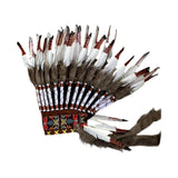 Maxbell Artificial Feather Headdress Headband for Role Playing Events Carnival Party