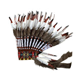 Maxbell Artificial Feather Headdress Headband for Role Playing Events Carnival Party