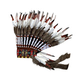 Maxbell Artificial Feather Headdress Headband for Role Playing Events Carnival Party
