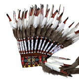 Maxbell Artificial Feather Headdress Headband for Role Playing Events Carnival Party