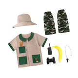 Maxbell Kids Explorer Costume Set Outfit Jungle Vest for Children Kids Fishing M