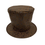 Maxbell Extra Tall Top Hat Nightclub Holiday Role Playing Classic Party Magician Hat Brown Suede