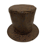 Maxbell Extra Tall Top Hat Nightclub Holiday Role Playing Classic Party Magician Hat Brown Suede