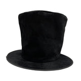 Maxbell Extra Tall Top Hat Nightclub Holiday Role Playing Classic Party Magician Hat Black Velvet