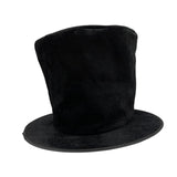 Maxbell Extra Tall Top Hat Nightclub Holiday Role Playing Classic Party Magician Hat Black Velvet