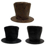 Maxbell Extra Tall Top Hat Nightclub Holiday Role Playing Classic Party Magician Hat Black Velvet