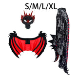 Maxbell Children Dragon Wing Costume Animal Cosplay Dragon Costume for Holiday Party S