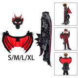 Maxbell Children Dragon Wing Costume Animal Cosplay Dragon Costume for Holiday Party S
