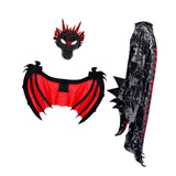 Maxbell Children Dragon Wing Costume Animal Cosplay Dragon Costume for Holiday Party M
