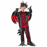 Maxbell Children Dragon Wing Costume Animal Cosplay Dragon Costume for Holiday Party L