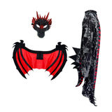 Maxbell Children Dragon Wing Costume Animal Cosplay Dragon Costume for Holiday Party XL