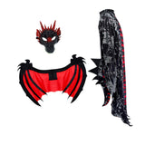 Maxbell Children Dragon Wing Costume Animal Cosplay Dragon Costume for Holiday Party XL